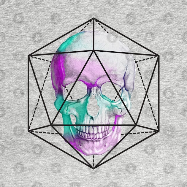 Colorful Skull by Freaky Raven